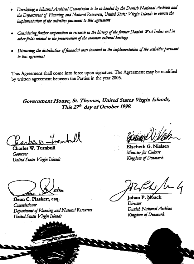 Arkivaftalen af 1999.